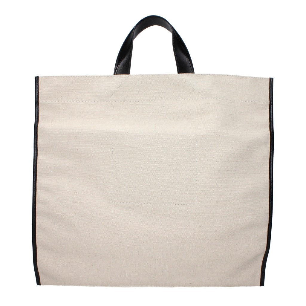 Jil Sander Border Book Square Shopper – Beige / Zwart