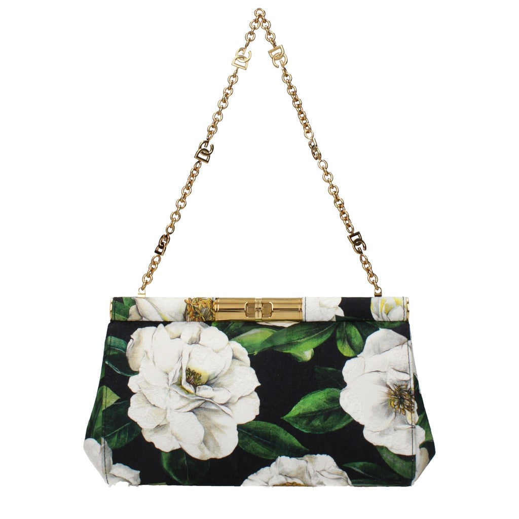 Dolce & Gabbana Marlene Schoudertas met draaisluiting – Meerkleurig