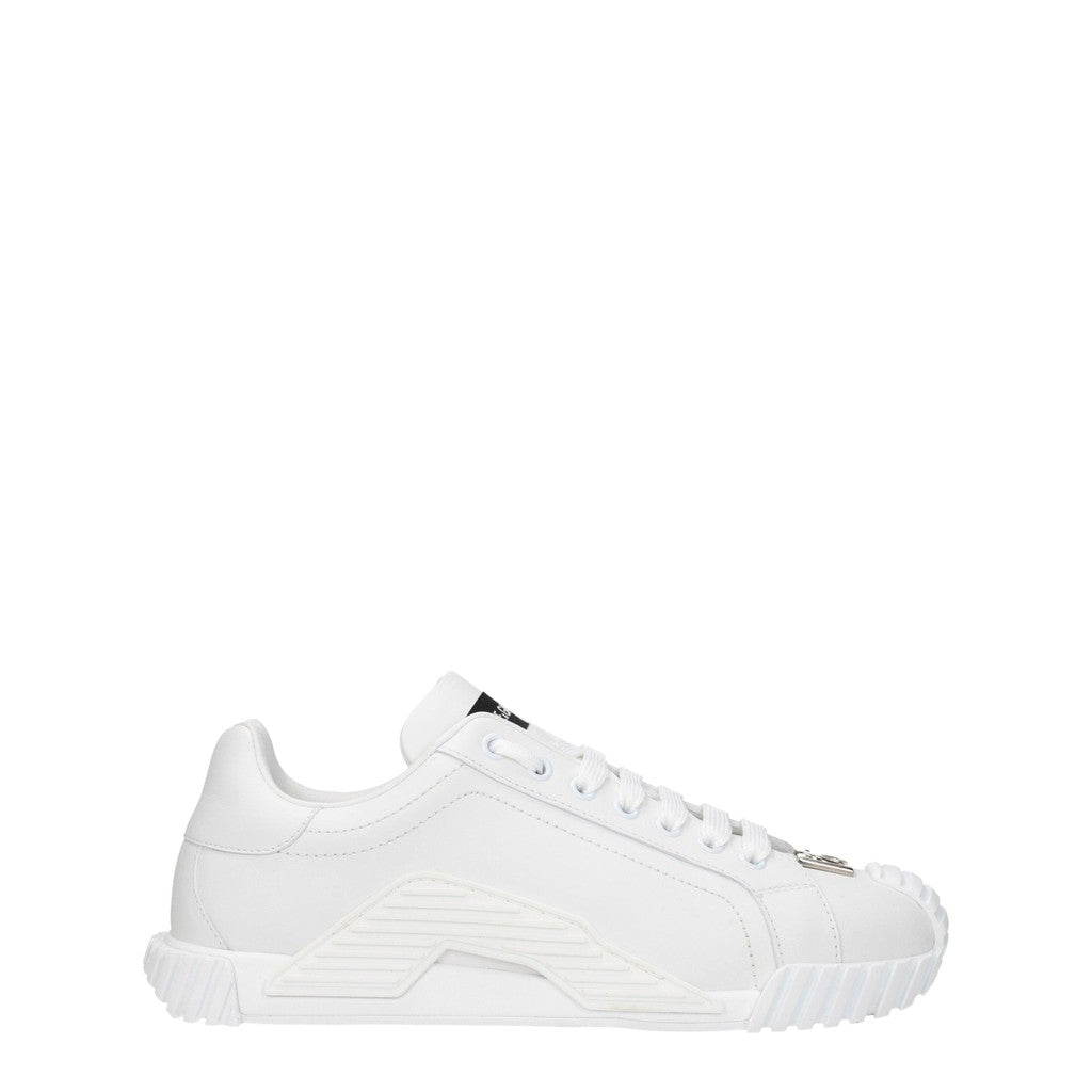 Dolce & Gabbana Leren sneakers – Wit