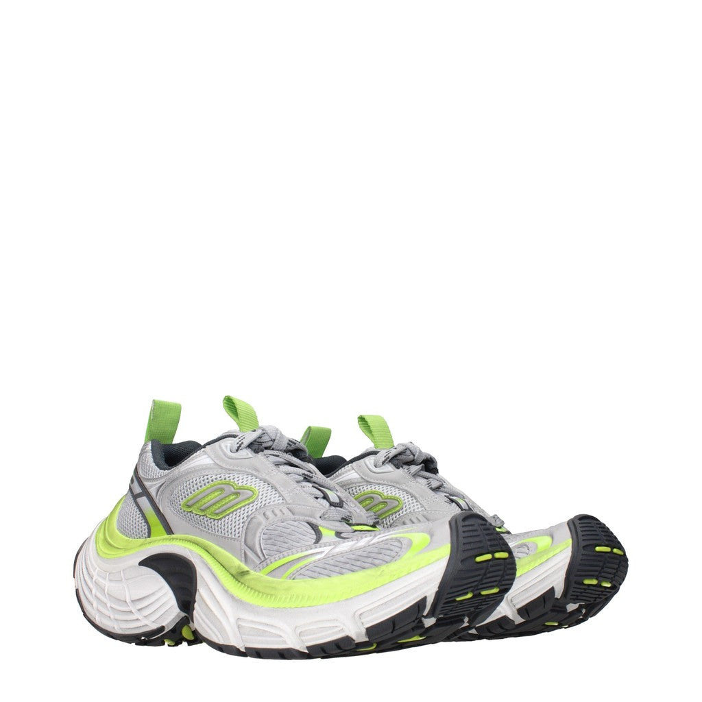 Balenciaga Sneakers van textiel met plateauzool – Grijs / Groen