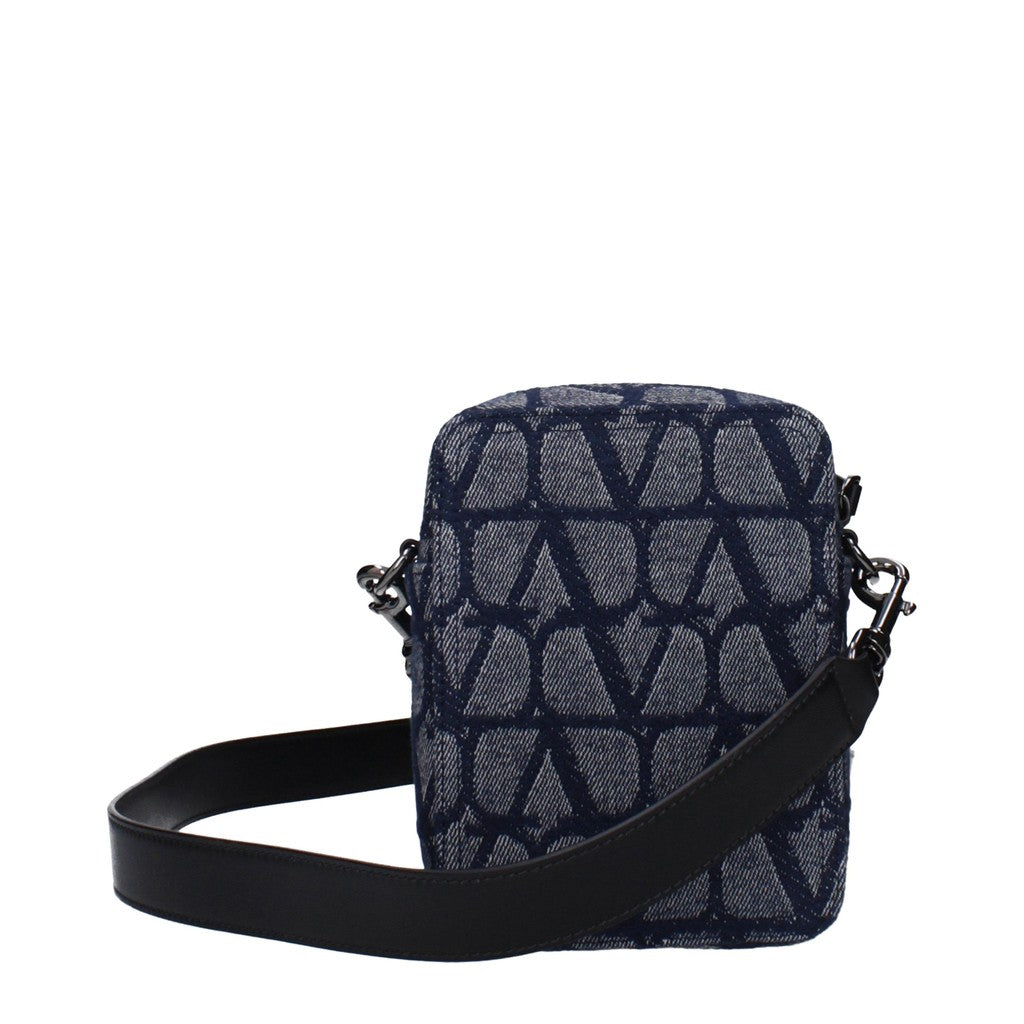 Valentino Garavani Kleine crossbodytas met ritssluiting – Blauw
