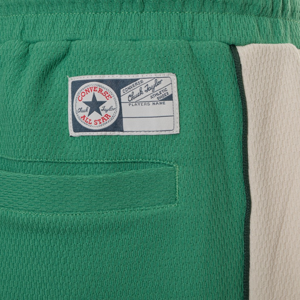 Converse Tweekleurige bermuda short met trekkoord – Groen