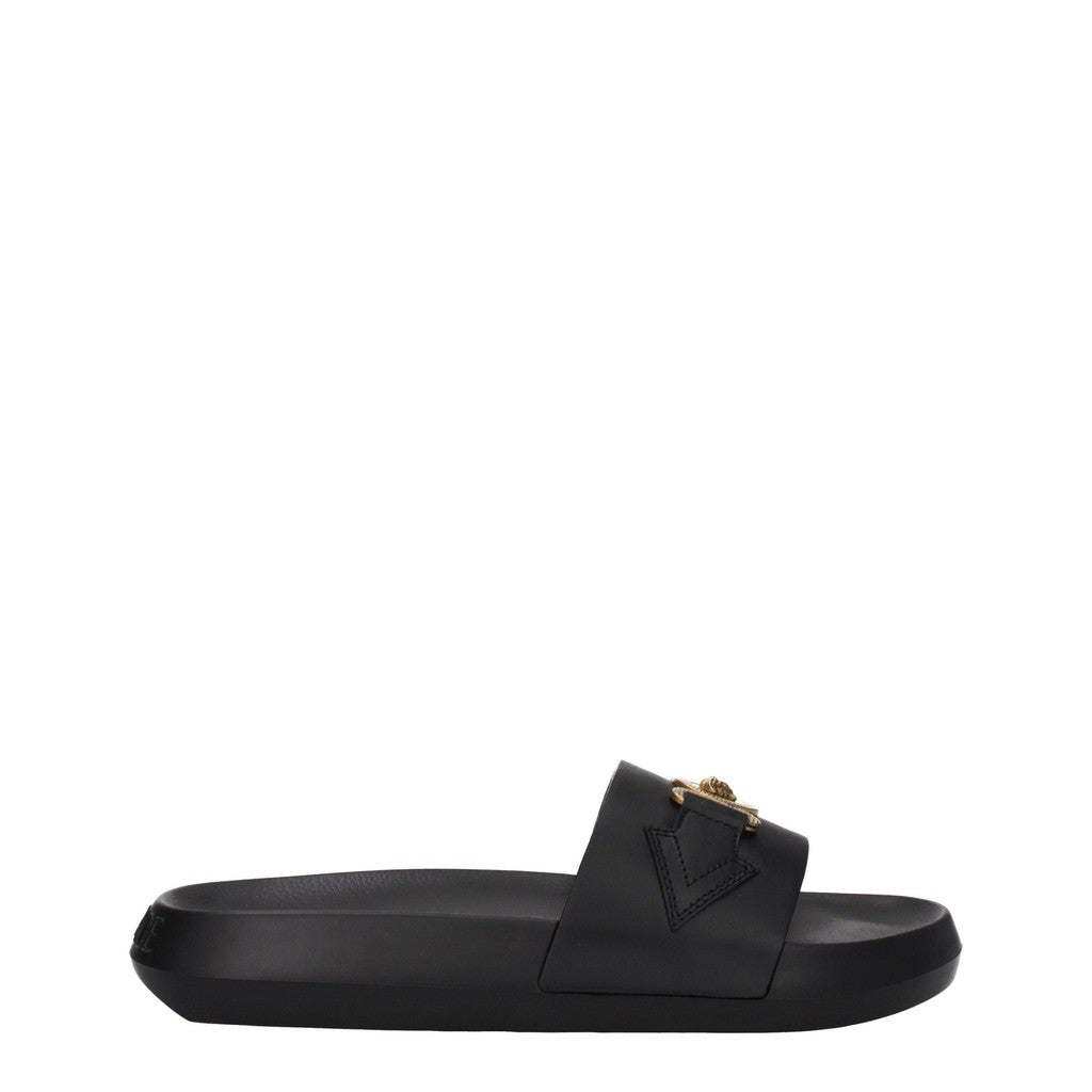 Versace Medusa Biggie Slippers – Zwart