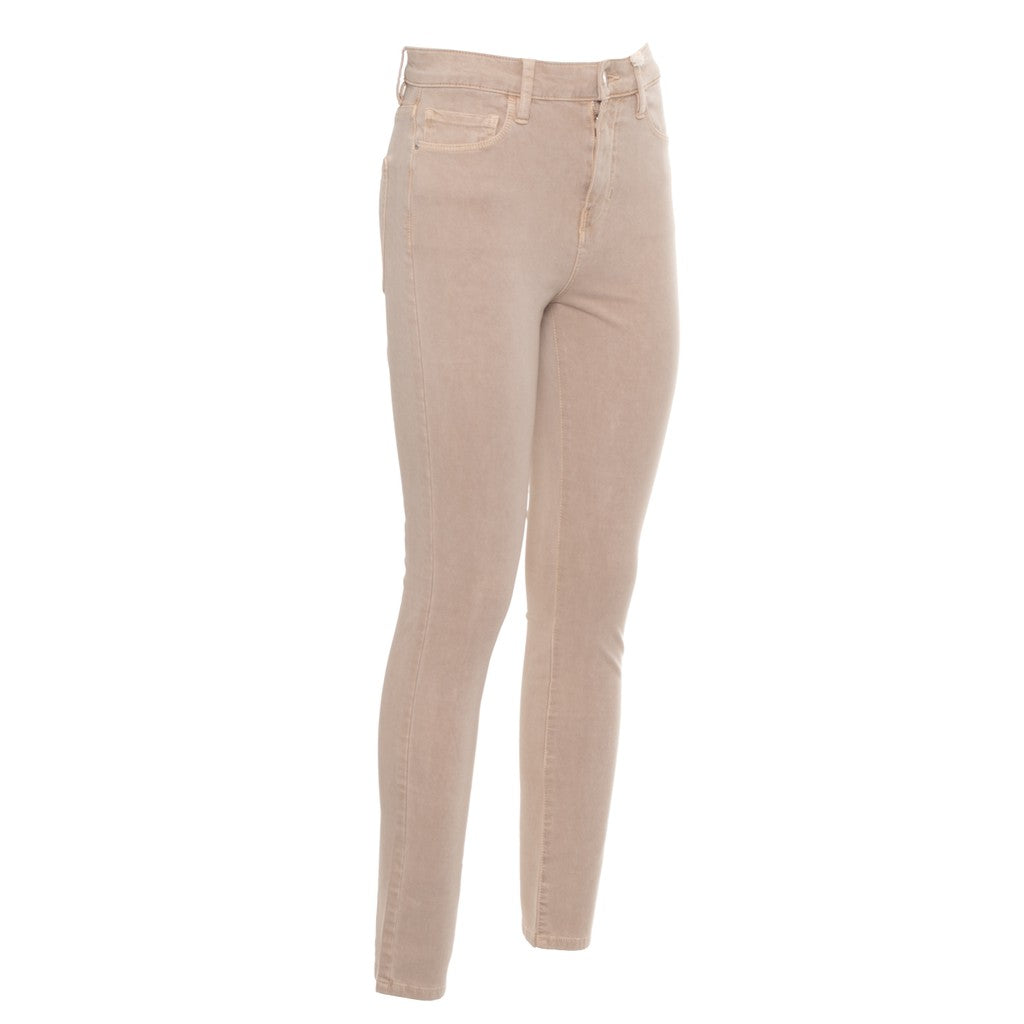 Guess Skinny broek met hoge taille – Beige