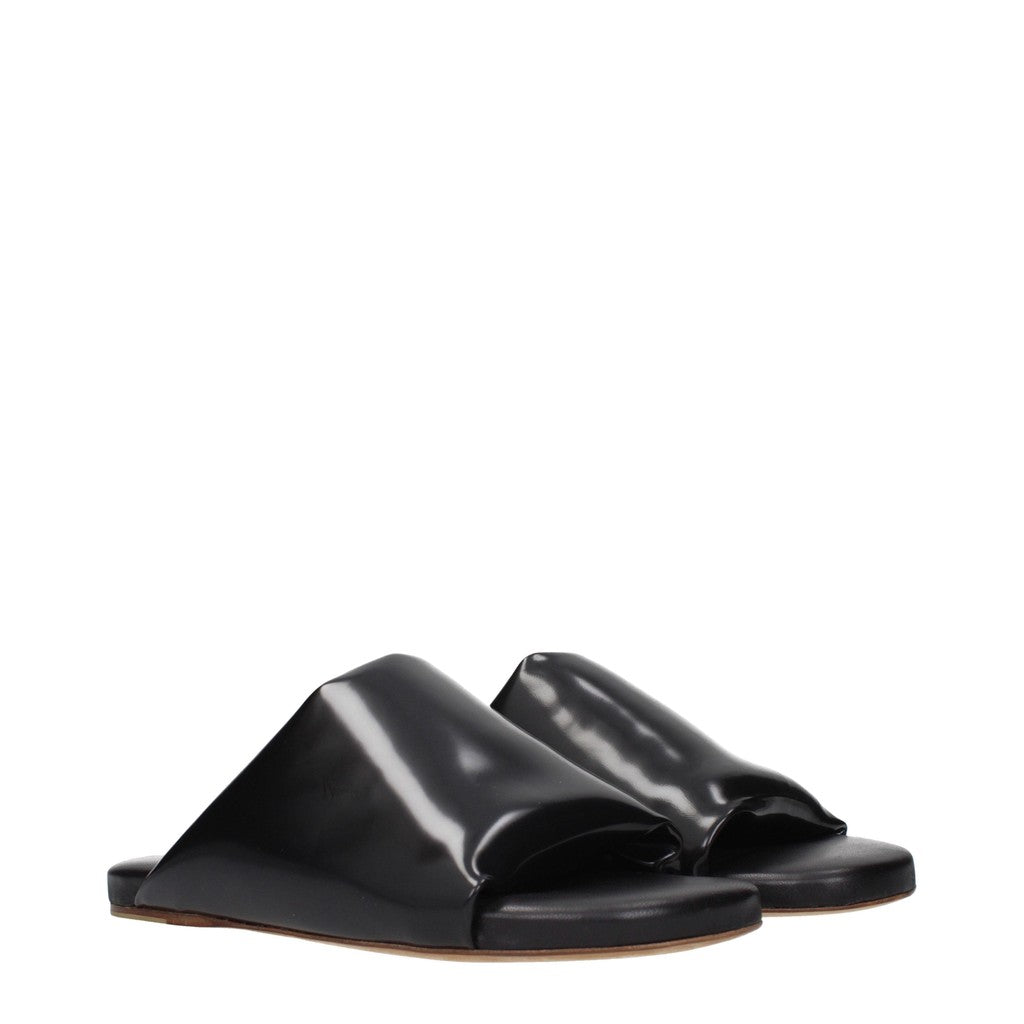 Bottega Veneta Sandalen met leren zool – Zwart