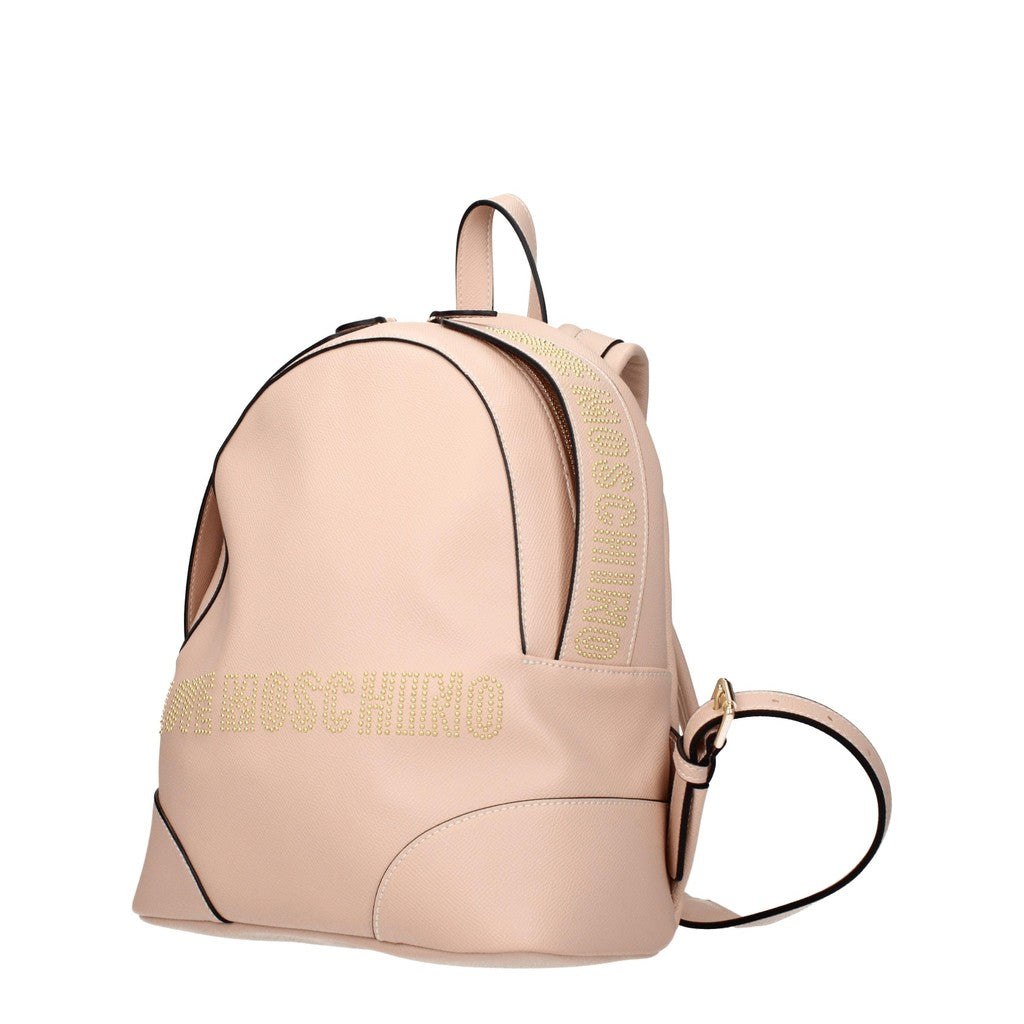 Love Moschino Rugzak van polyurethaan – Roze
