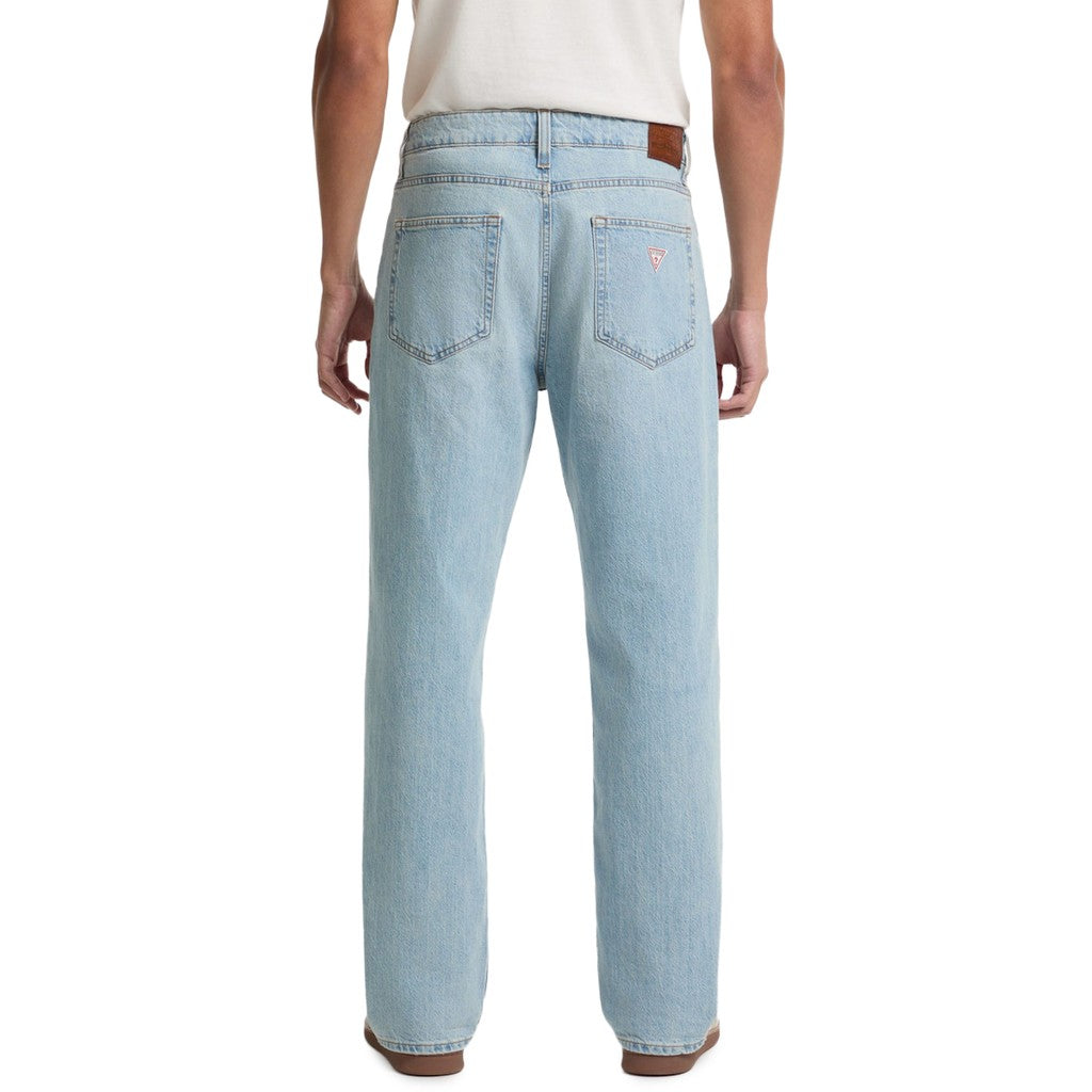 Guess Katoenen relaxed fit jeans – Lichtblauw