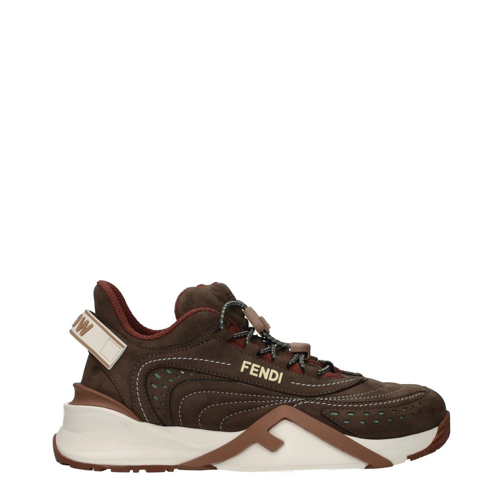 Fendi Sneakers met trekkoordsluiting – Bruin