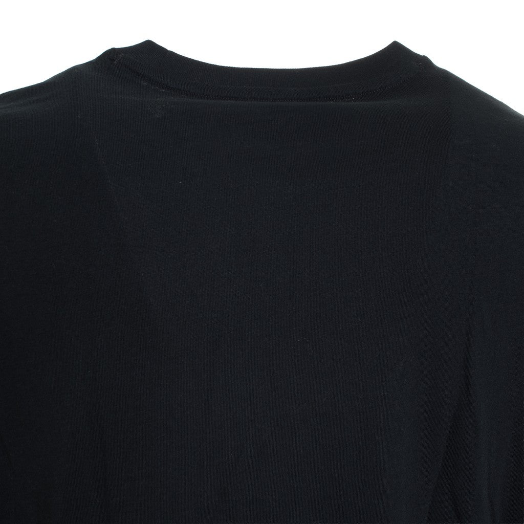 Converse T-shirt met ronde hals en bedrukt logo – Zwart