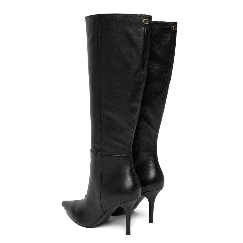 Guess Leren laarzen – Zwart