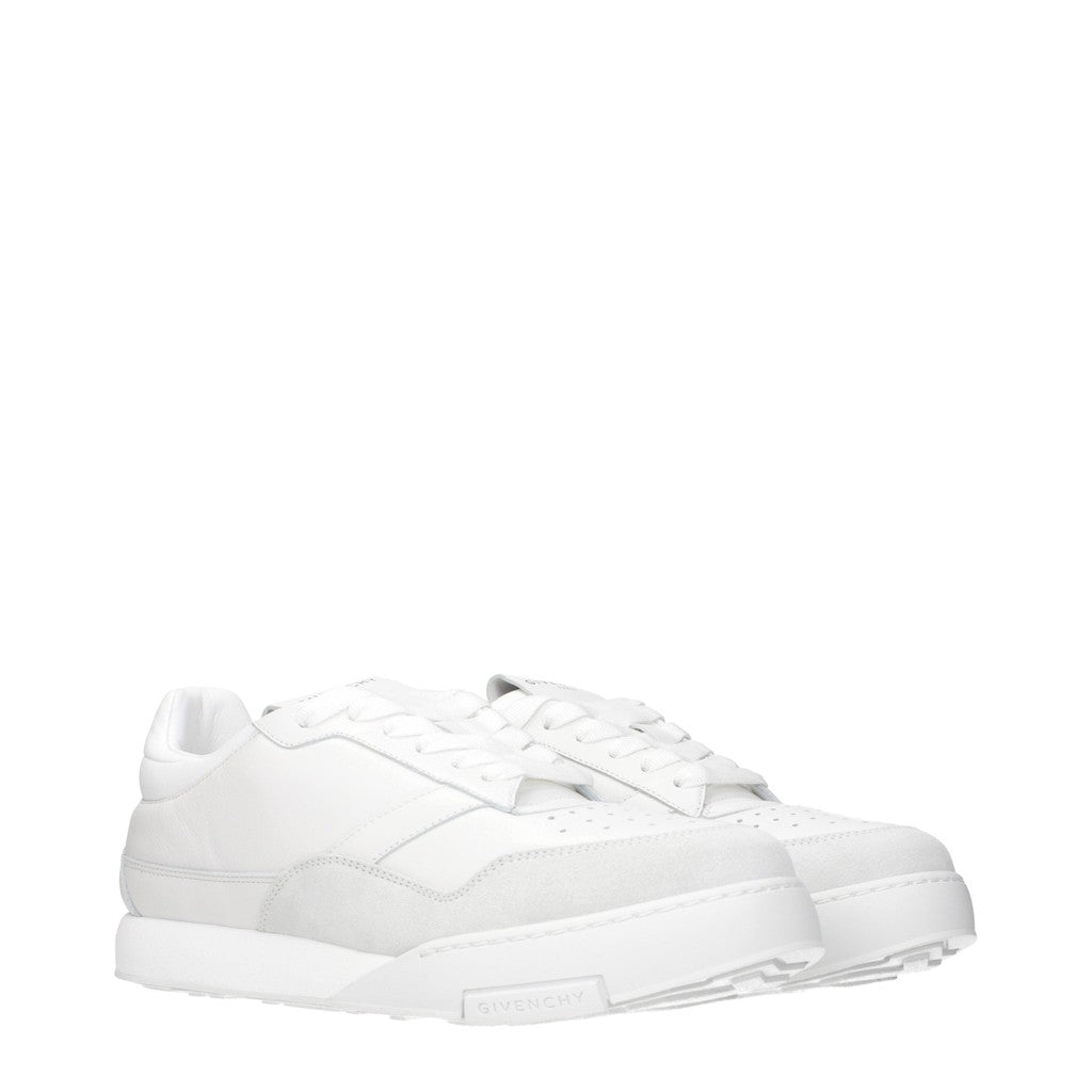 Givenchy Sneakers van leer en suède met veters – Wit / Grijs