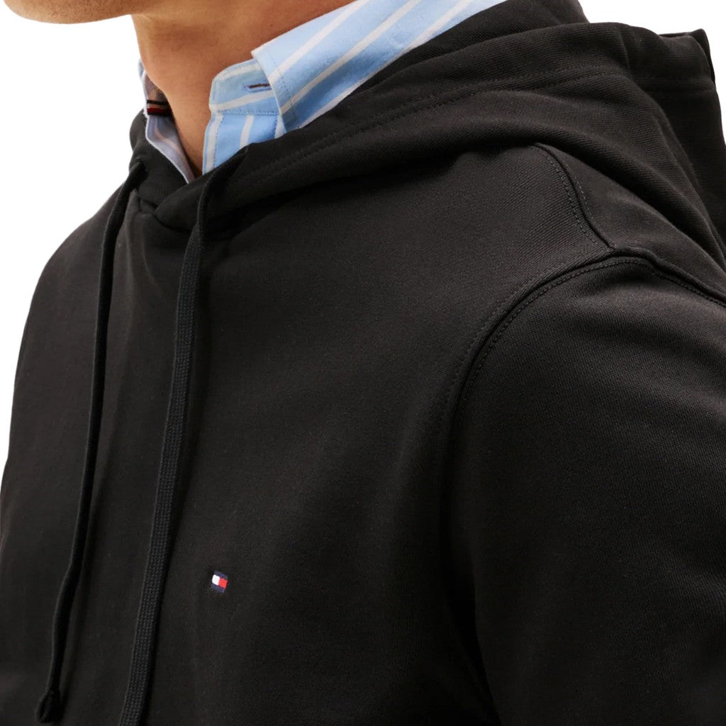 Tommy Hilfiger Badstof hoodie – Zwart
