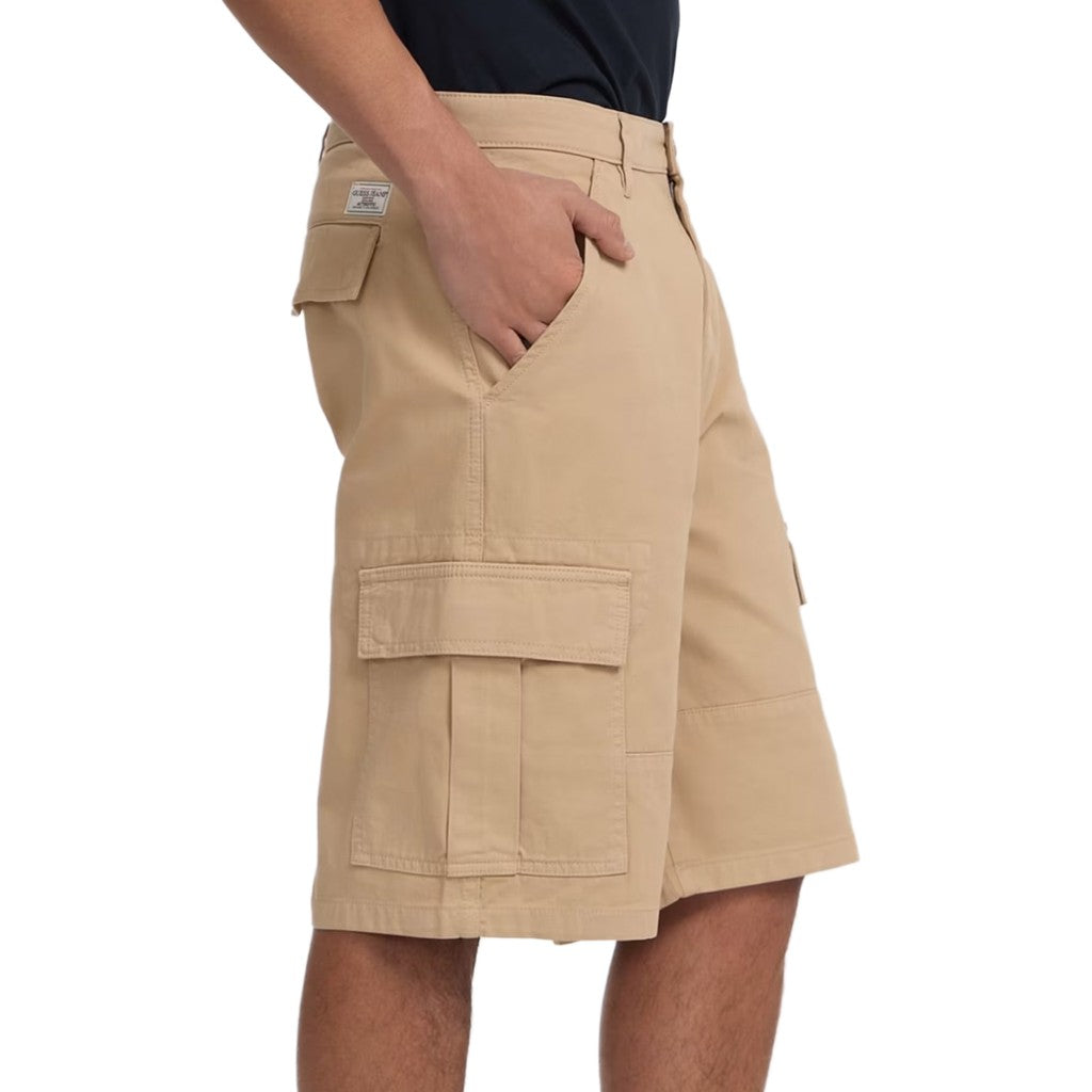 Guess Katoenen short – Bruin
