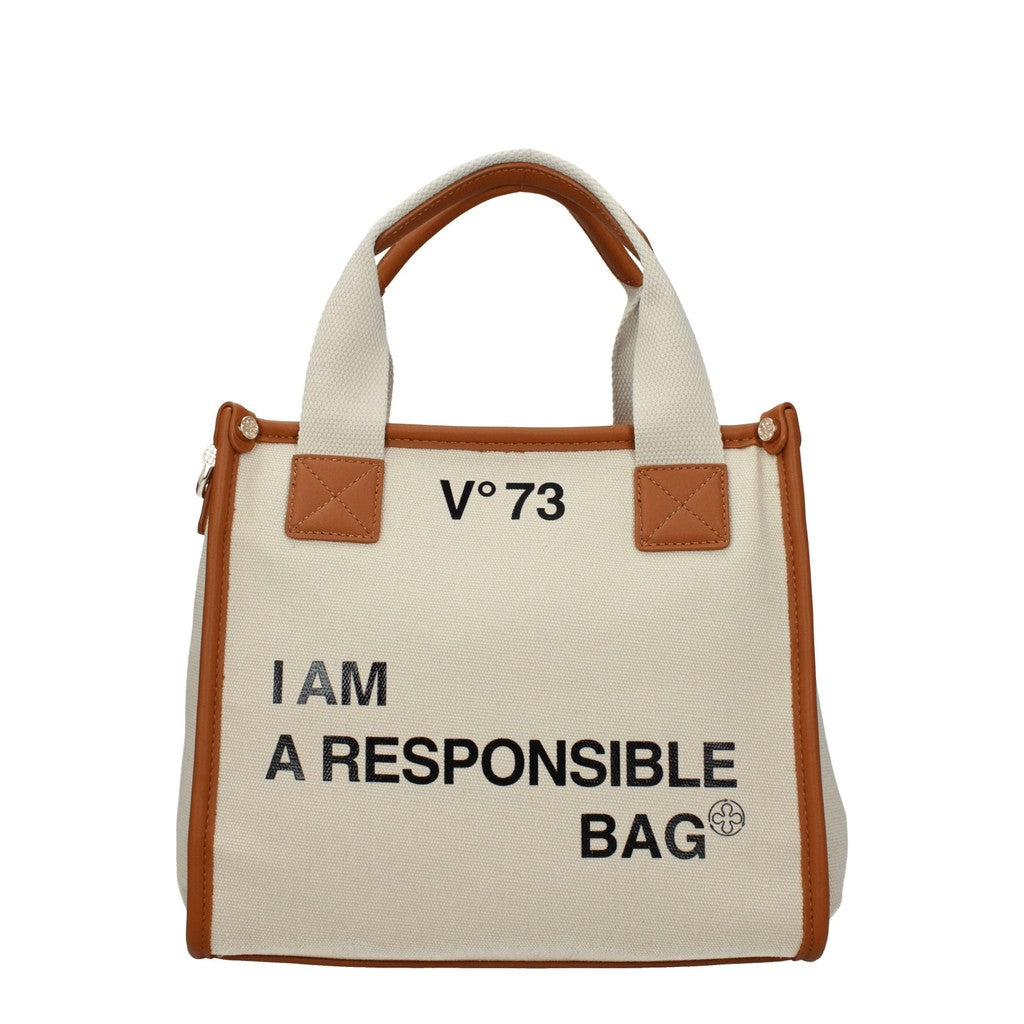 V°73 Responsability Bis Handtas – Beige / Bruin