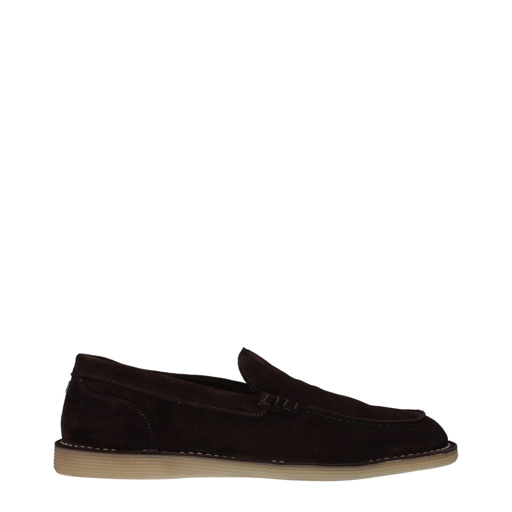 Dolce & Gabbana Loafers met rubberen zool – Donkerbruin
