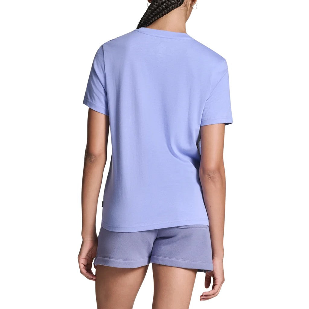 Converse Tweekleurig T-shirt met logo – Lavendel