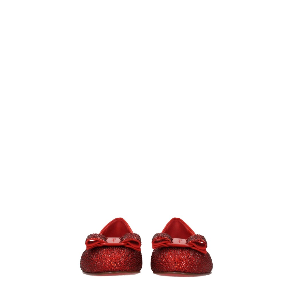 Salvatore Ferragamo Varina Ballerina's – Rood