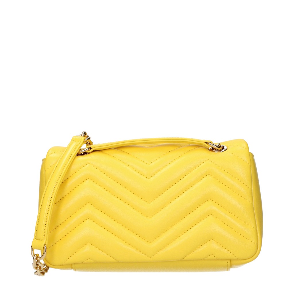 Gucci GG Marmont Schoudertas Small met goudkleurige details – Geel