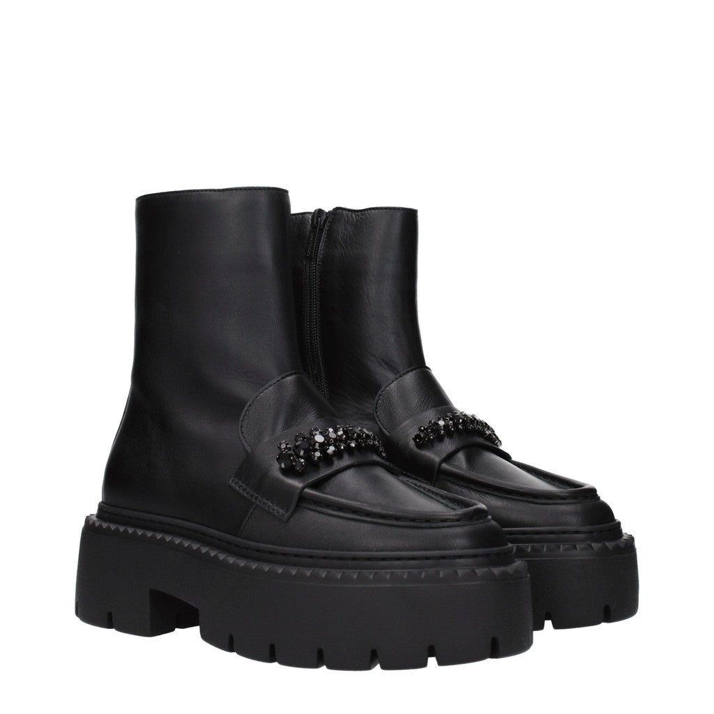 Jimmy Choo Bryer Enkellaarzen – Zwart