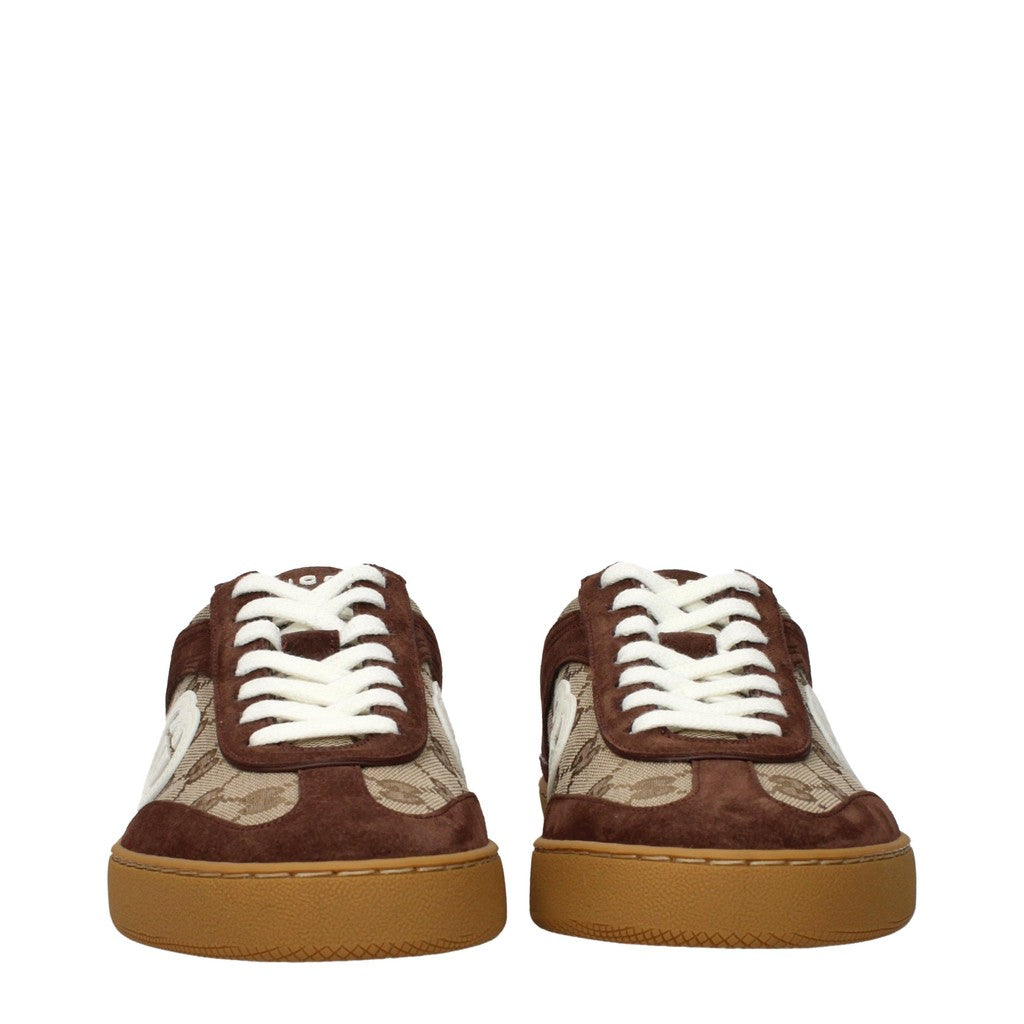 Gucci G75 Sneakers – Beige / Bruin