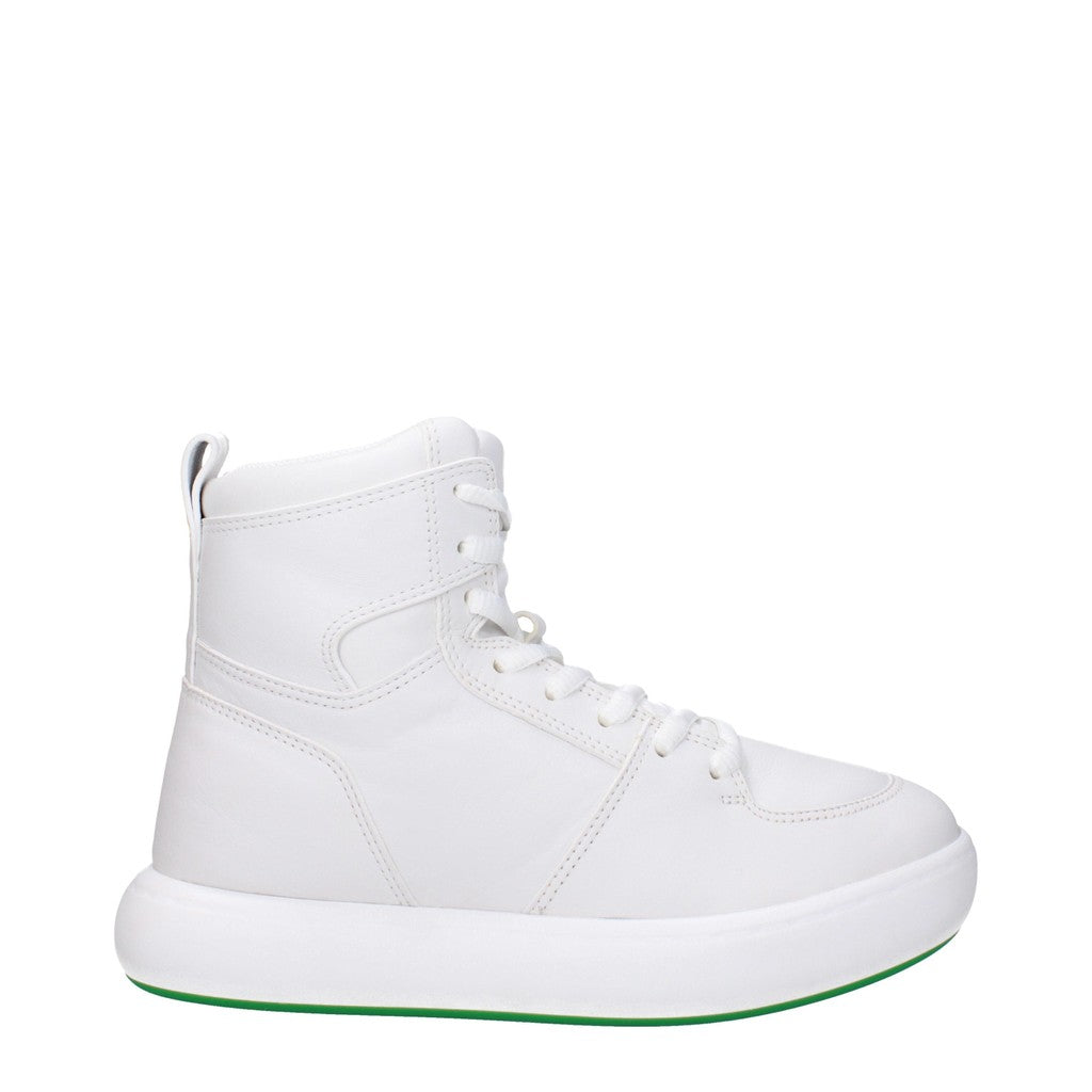 Bottega Veneta Leren sneakers met rubberen zool – Wit