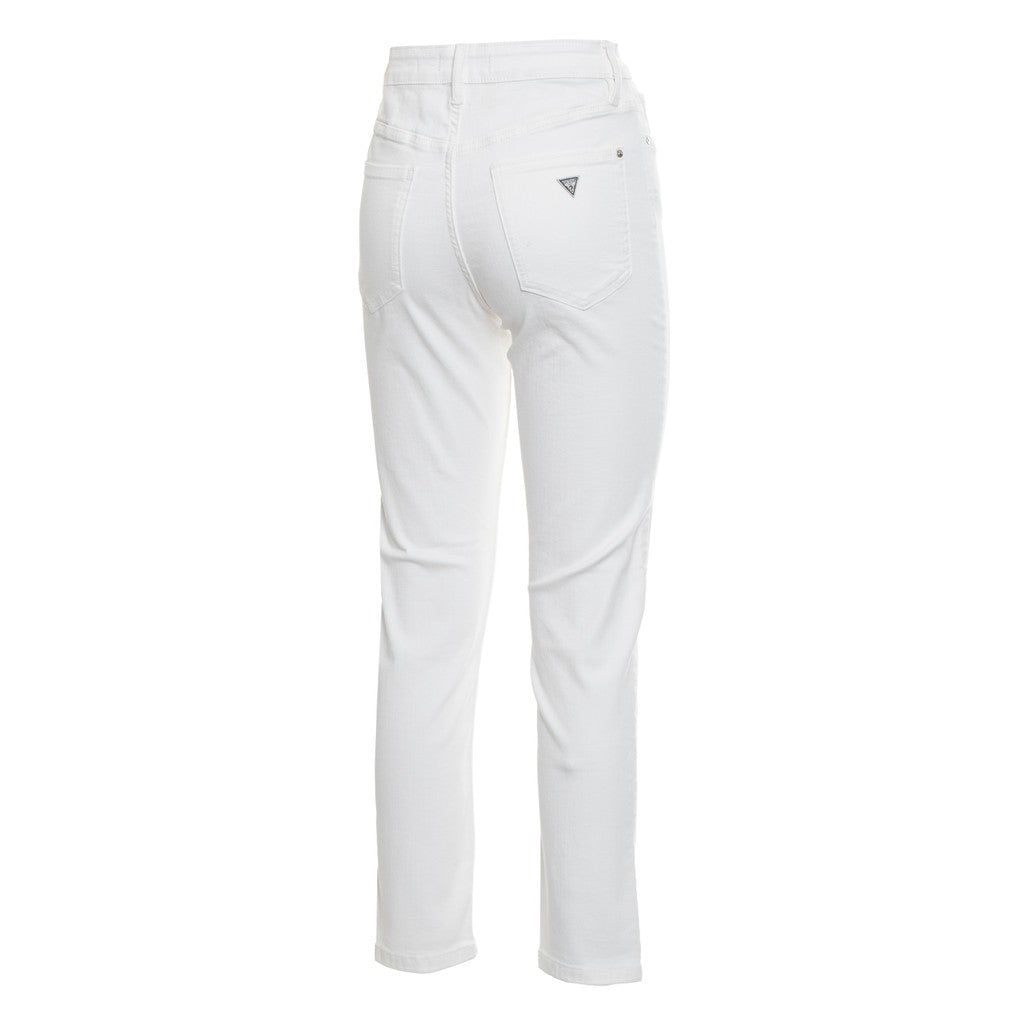 Guess Jeans met ruime pasvorm en rechte pijp – Wit