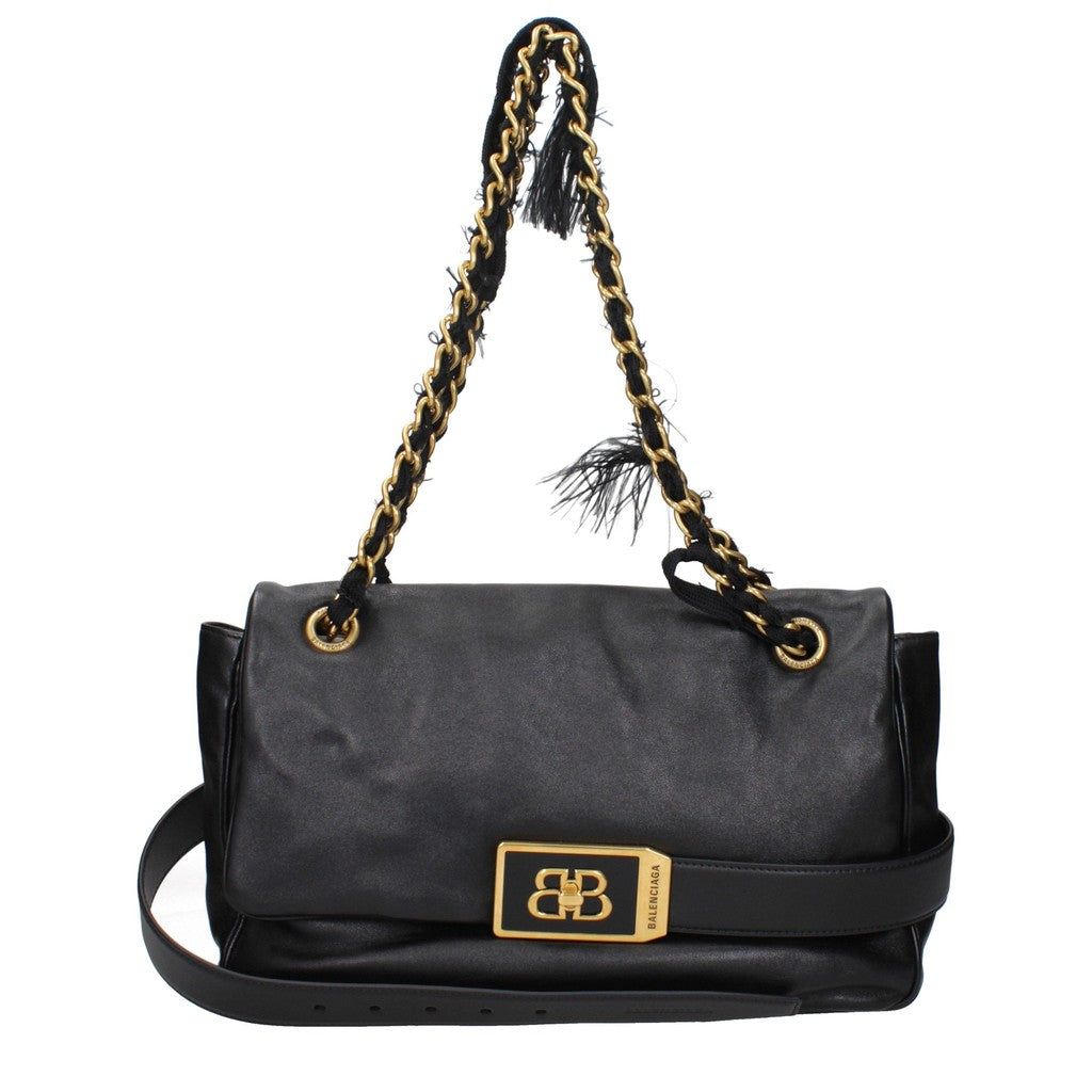 Balenciaga Ruime schoudertas – Zwart