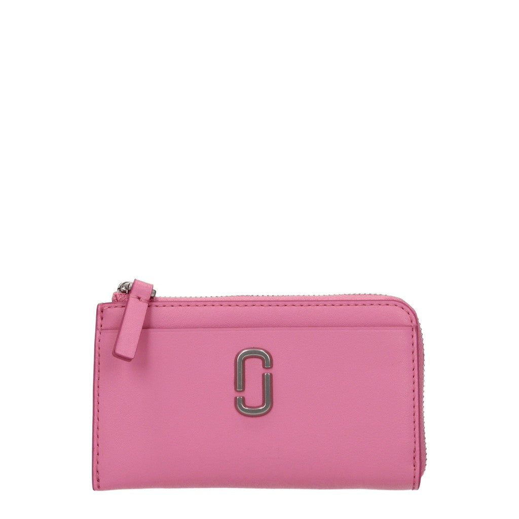 Marc Jacobs Leren portemonnee – Roze