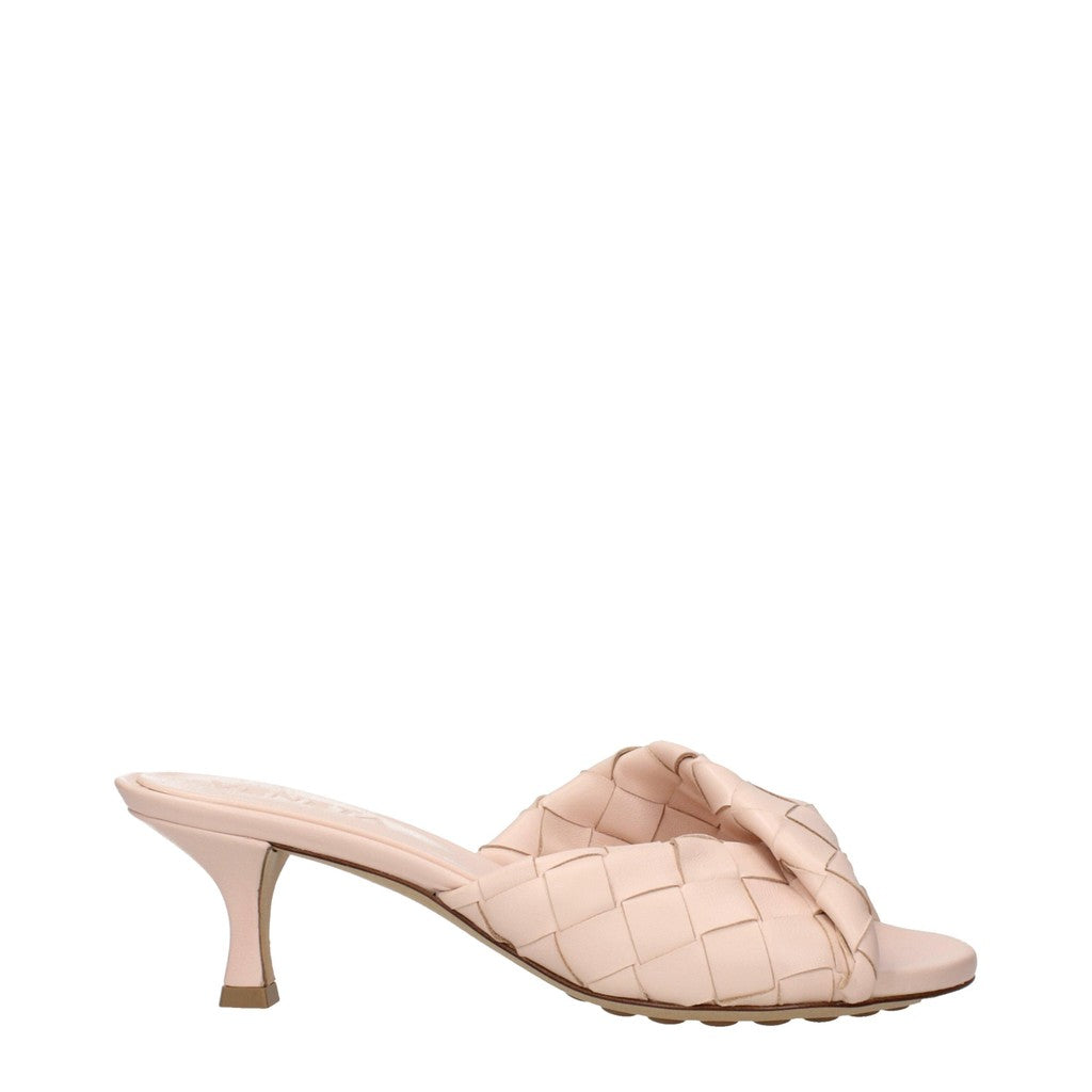 Bottega Veneta Sandalen met hak en open neus – Roze