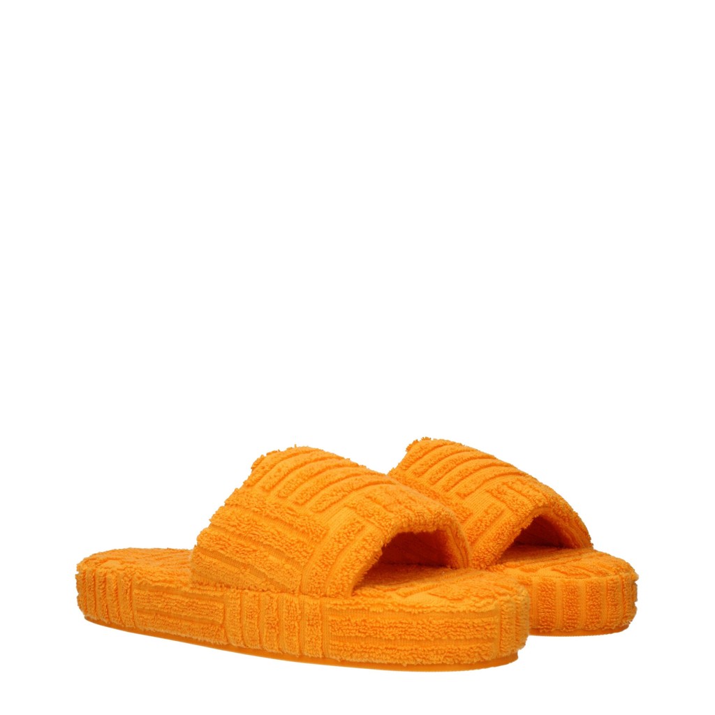 Bottega Veneta Herensandalen met rubberen zool – Oranje