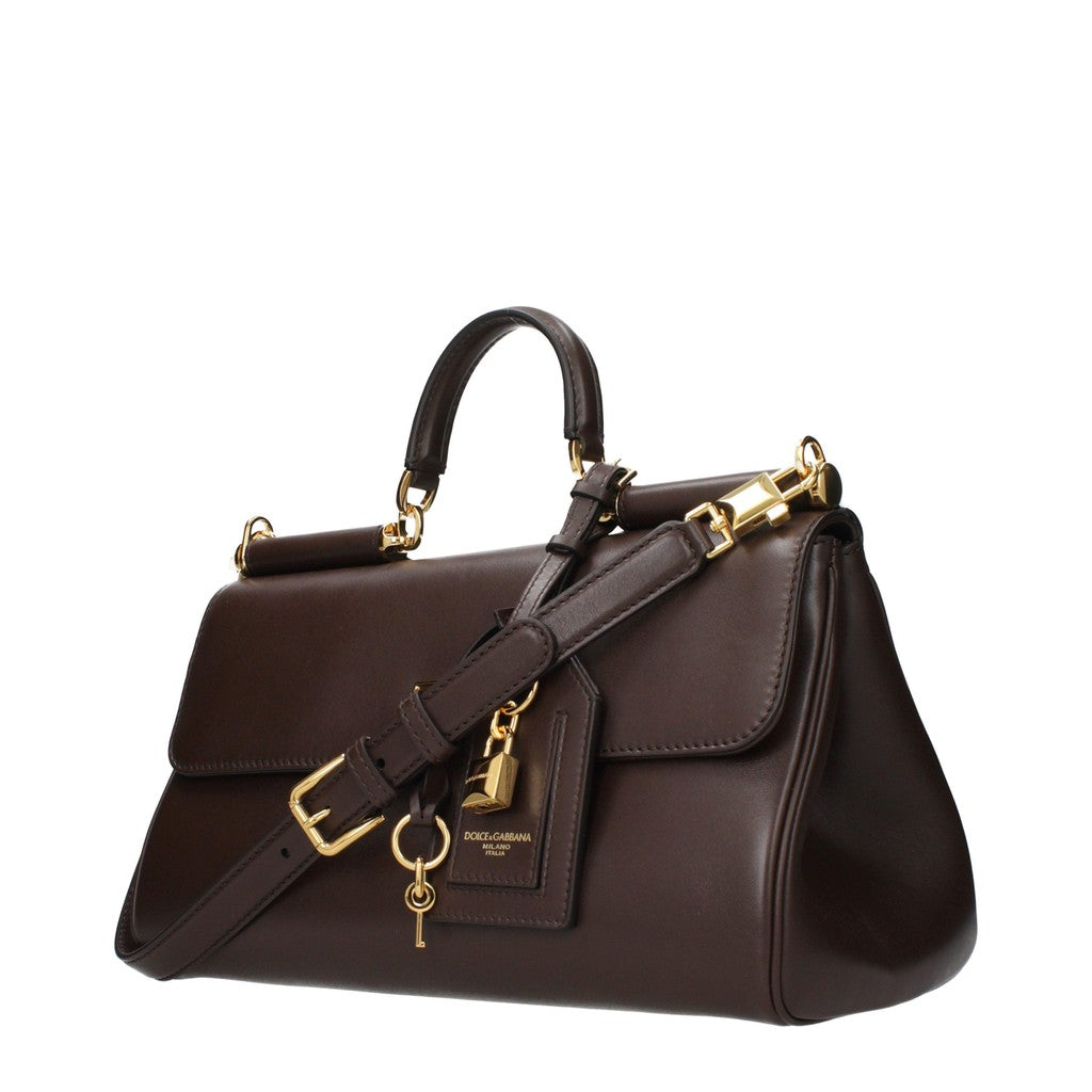 Dolce & Gabbana My Sicily Handtas – Donkerbruin