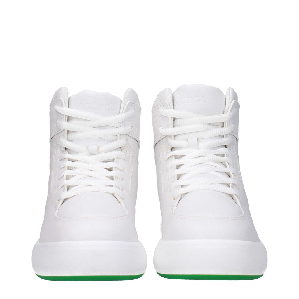 Bottega Veneta Leren sneakers met rubberen zool – Wit