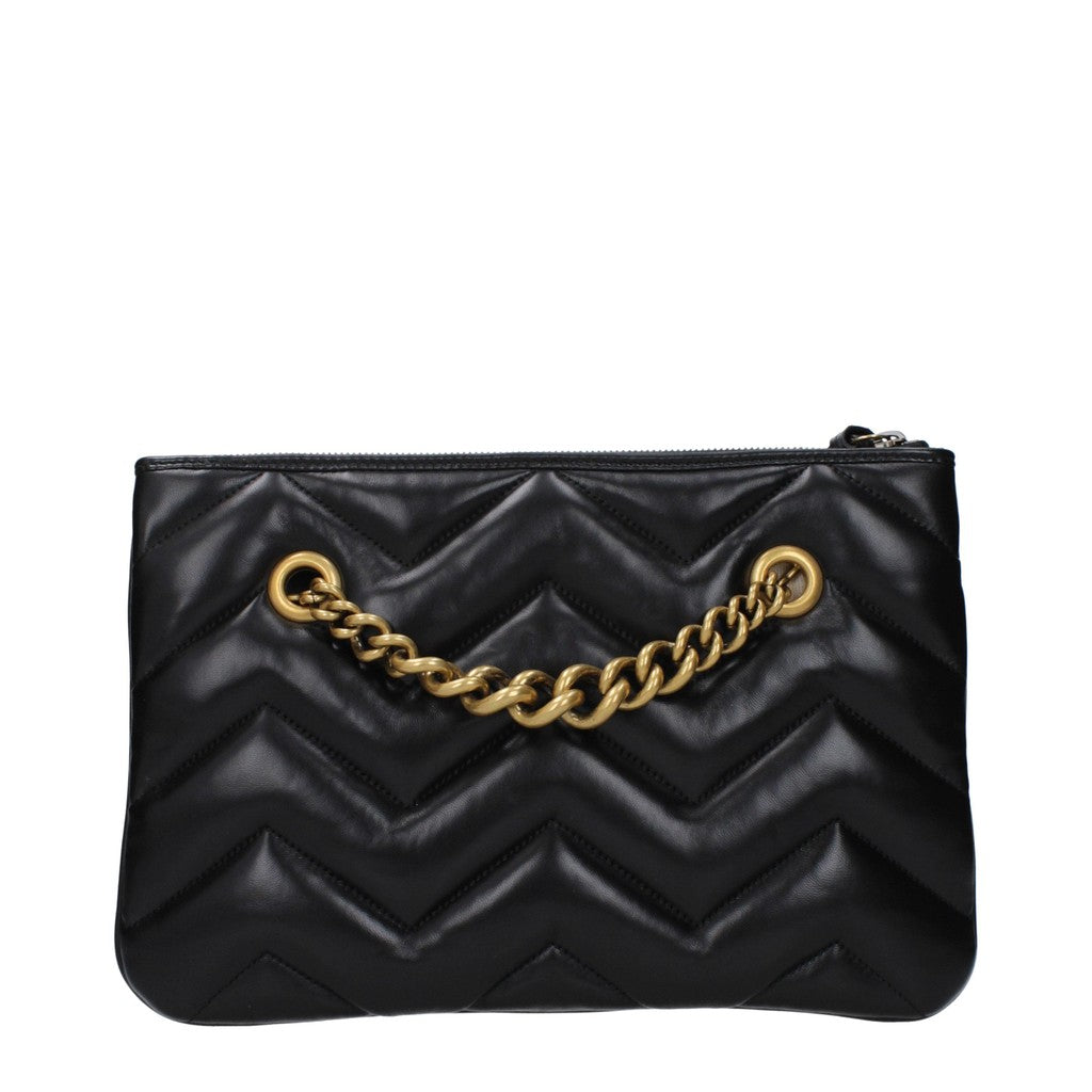Gucci GG Marmont Slanke clutch – Zwart
