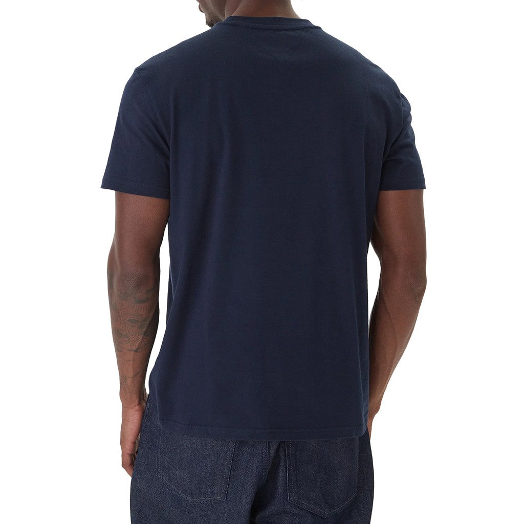 Tommy Jeans Regular Fit T-shirt met bedrukt logo – Donkerblauw
