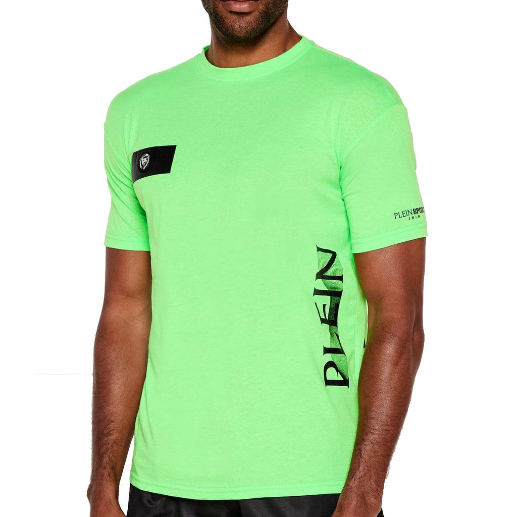 Philipp Plein Vertical T-shirt – Limegroen