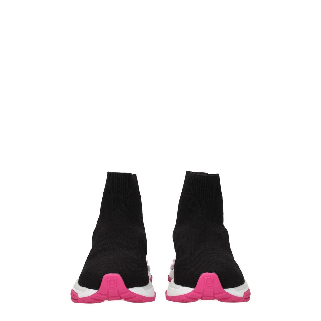 Salvatore Ferragamo Ninette Sneakers van stof – Zwart