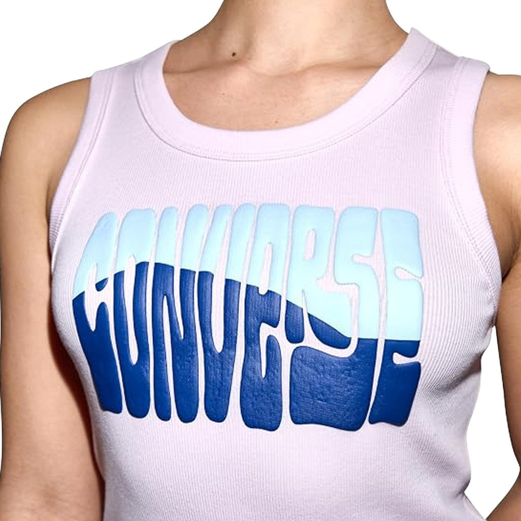 Converse Meerkleurige tanktop met logo – Roze