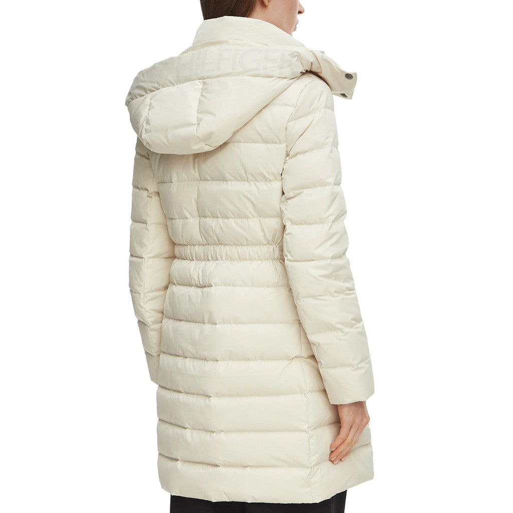 Tommy Hilfiger Gewatteerde jas met capuchon – Beige