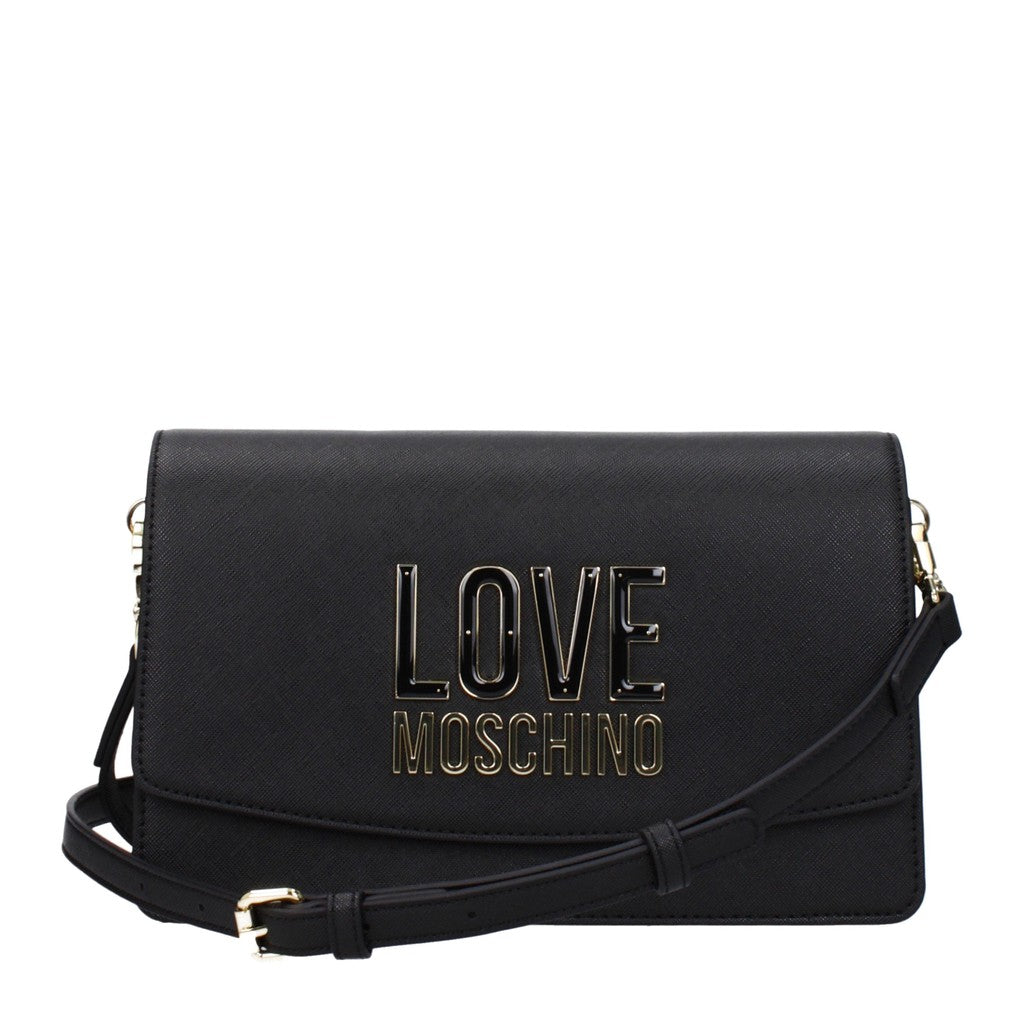Love Moschino Crossbodytas met twee vakken – Zwart