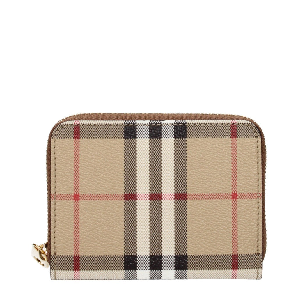 Burberry Compacte portemonnee met vier vakken – Beige / Bruin