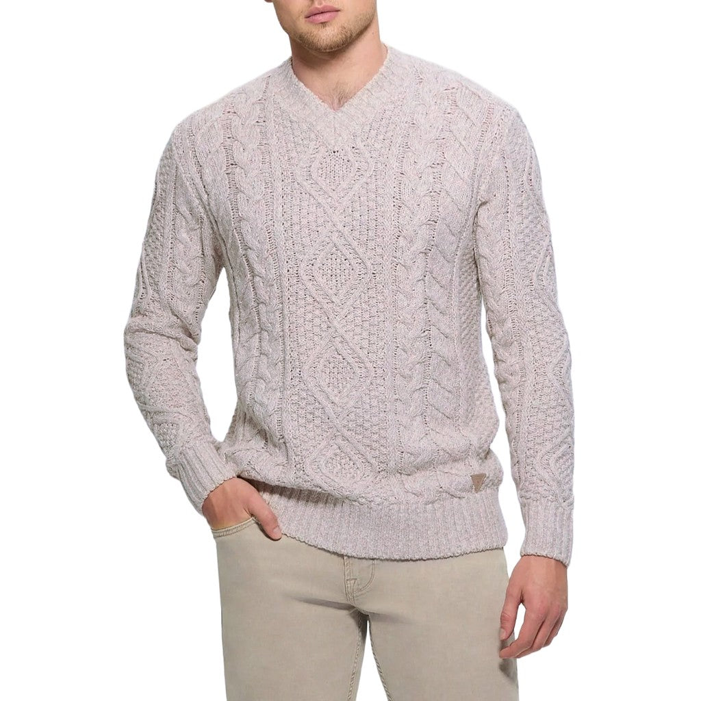 Guess Trui met V-hals – Grijs