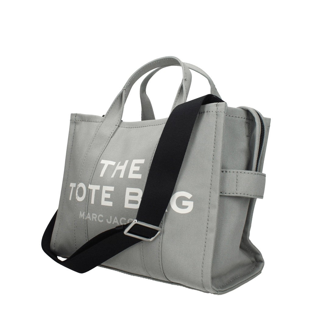 Marc Jacobs The Tote Shopper van stof met schouderband – Grijs
