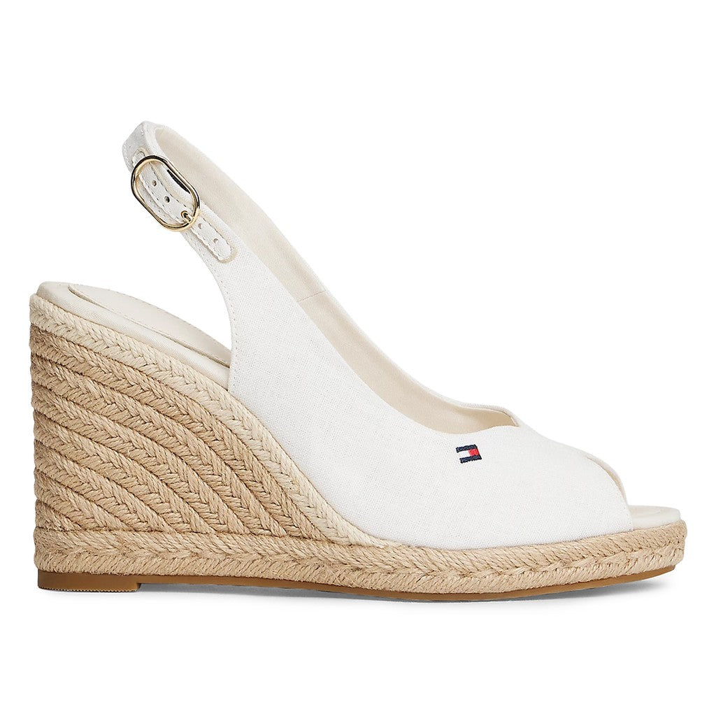 Tommy Hilfiger Sandalen met hak – Ecru
