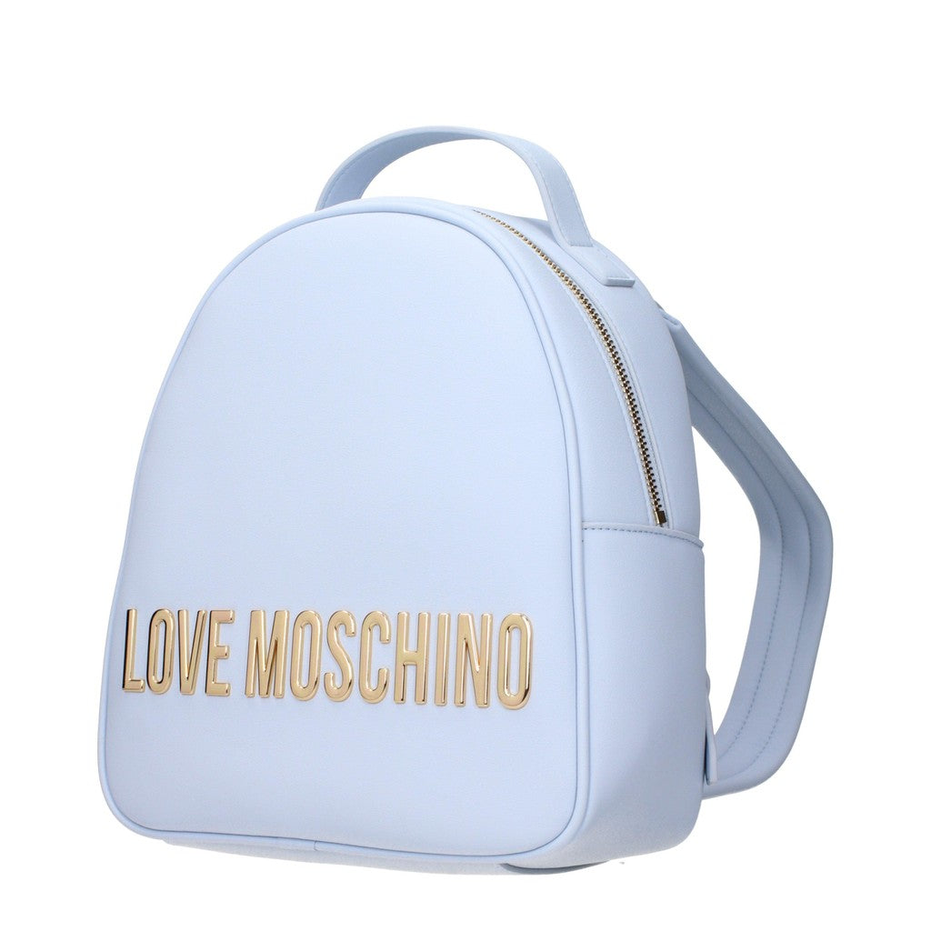 Love Moschino Compacte rugzak – Lichtblauw