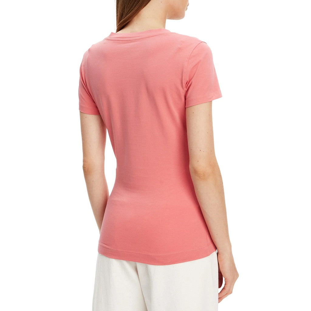 Guess T-shirt met logoprint Dames – Roze