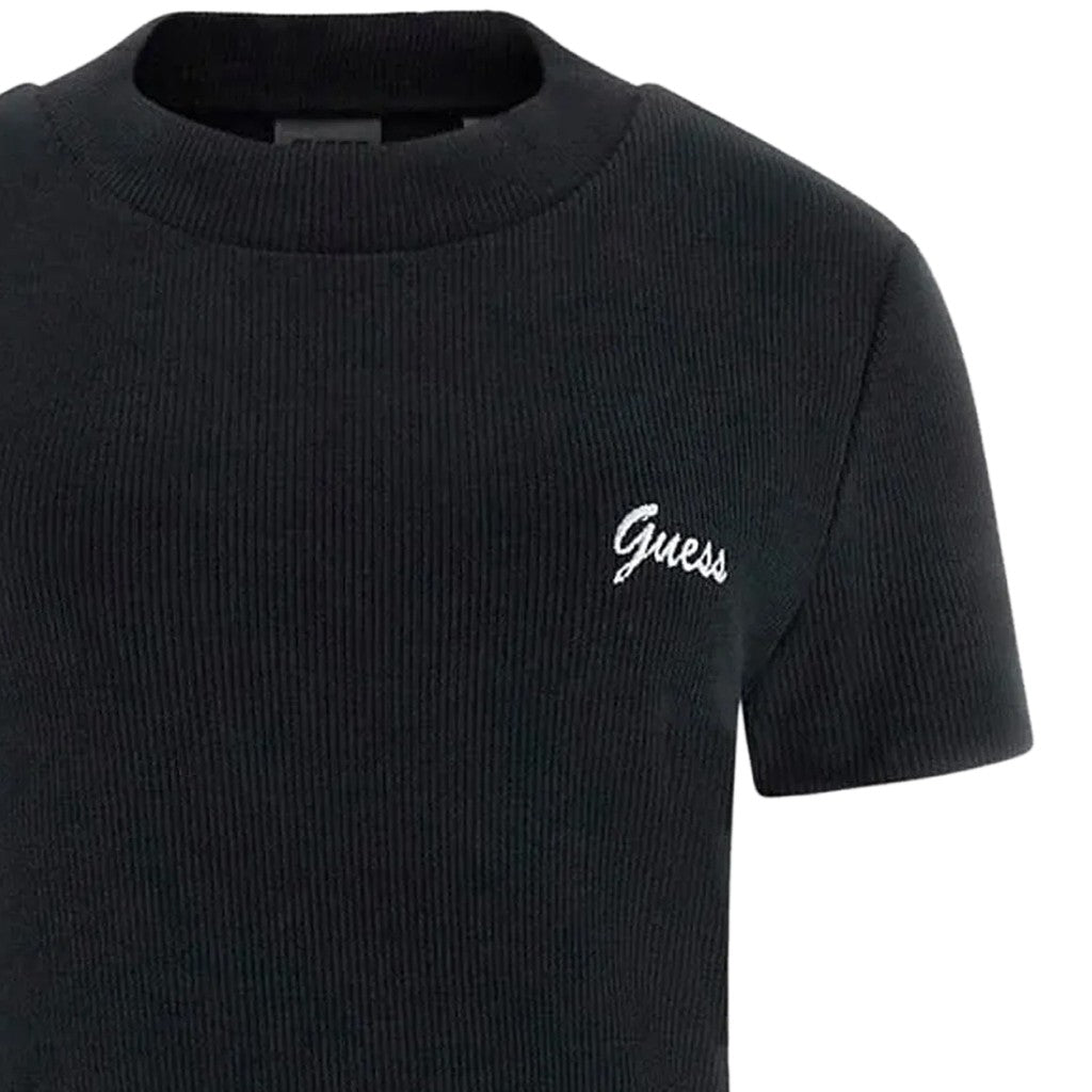Guess Korte jurk met korte mouwen – Zwart