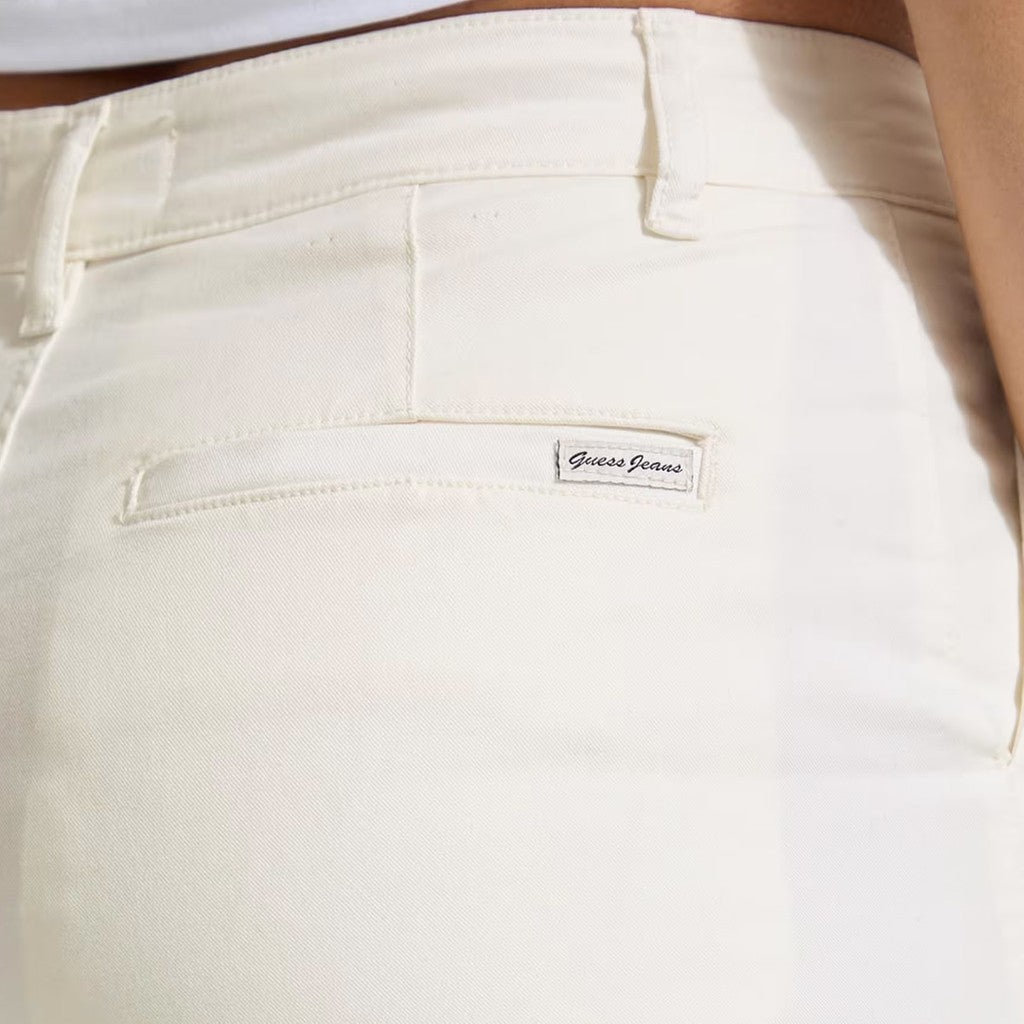 Guess Katoenen broek met vier zakken Dames – Beige