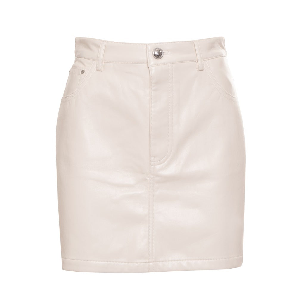 Guess Rok met zak en rits- en knoopsluiting – Beige