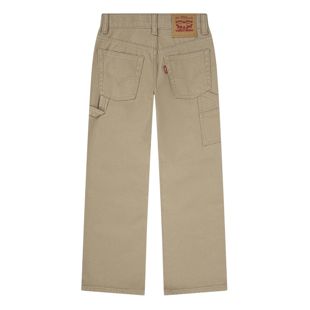 Levi's Kids Broek met vier zakken en rits- en knoopsluiting – Beige