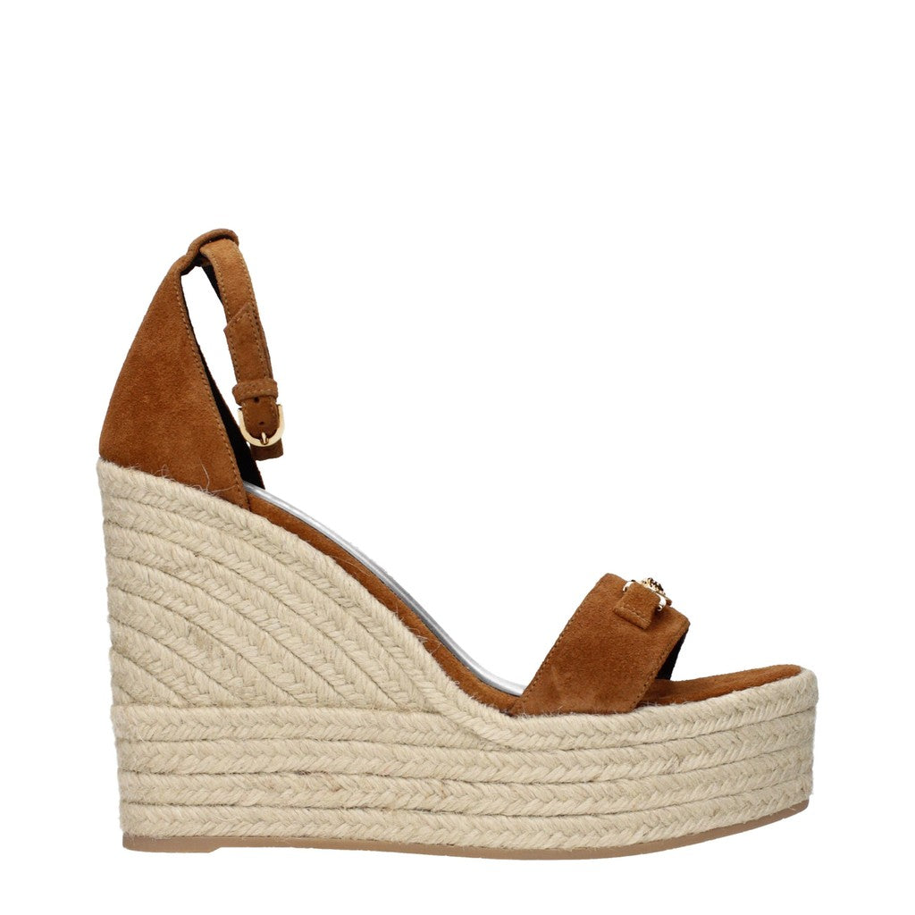 Versace Sandalen met gesp – Bruin